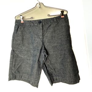 Ann Taylor Loft Blue Denim Walking Shorts 2P Original Shorts